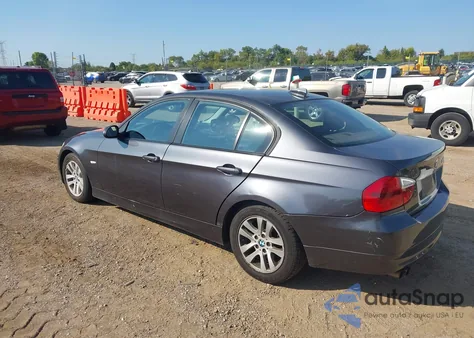 2007 BMW 328I z USA, uszkodzony, nr VIN WBAVC53557FZ75745